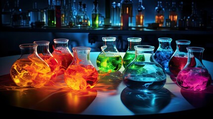 chemistry liquid light