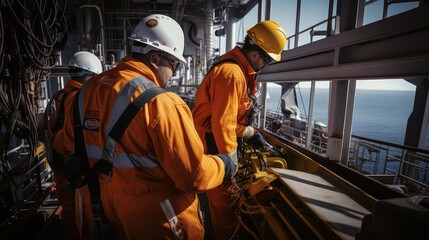 platform maintenance work oil gas
