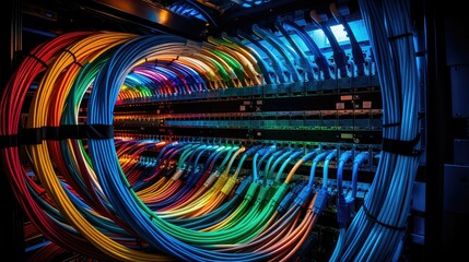 fiber cabling network