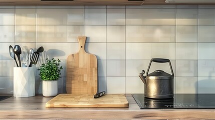 The New Wave of Modern Kitchen Design Featuring Wall-Integrated Chopping Boards