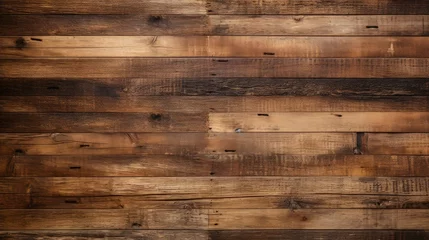 Fotobehang vintage brown barn wood © vectorwin