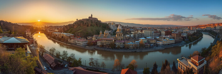 Great City in the World Evoking Tbilisi in Georgia