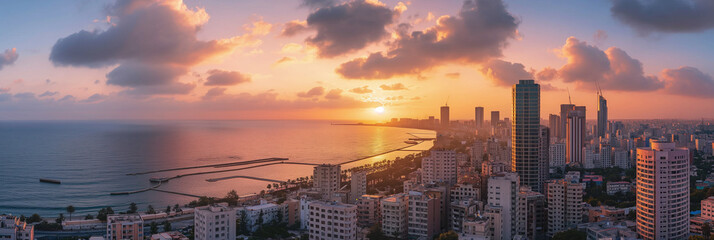 Great City in the World Evoking Tripoli in Libya
