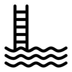 Flood ladder icon
