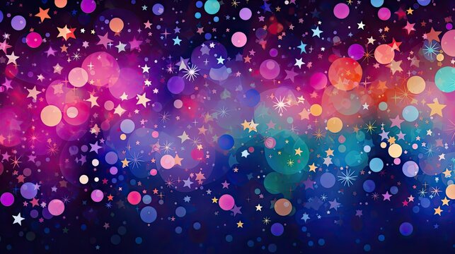 pink groovy stars