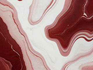 Red abstract graphic background , close up red marble for abstract background