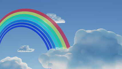 雲と虹