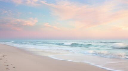 Fototapeta na wymiar sky pastel beach