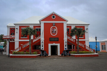 Town Hall of Saint George's town view, Bermuda