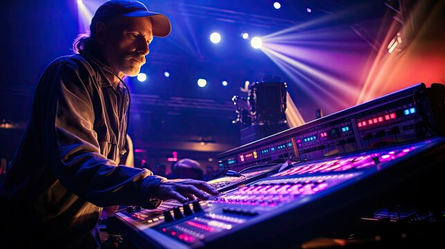 focus lighting technician