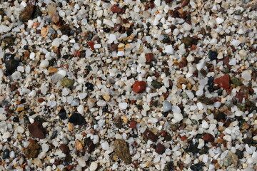 pebbles on the beach in Turkey