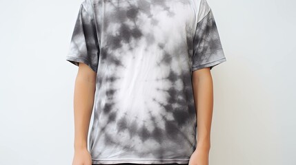 shirt gray tie dye