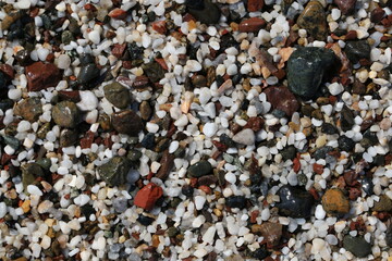pebbles on the beach in Turkey