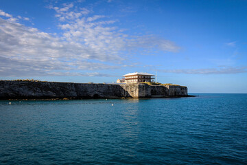 View of fortress keep of Royal Naval Dockyard, Bermuda
