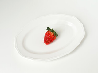 strawberries on a plate