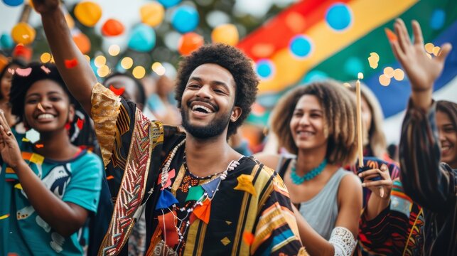 The diversity and beauty of cultures around the world with images of people from different ethnicities and backgrounds celebrating traditions and festivals