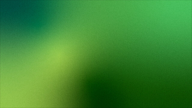 green abstract grainy gradient color background, illustration of green radial grain gradient background and wallpapers