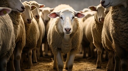 flock herd sheep farm