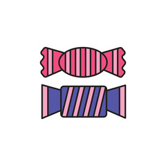 candy vector type icon