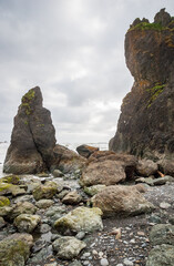 Ruby Beach in Olympic National Park, Beach in Washington State