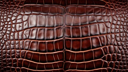 handbag brown crocodile skin
