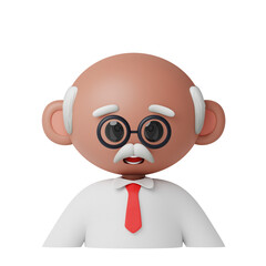 3D illustration of teacher