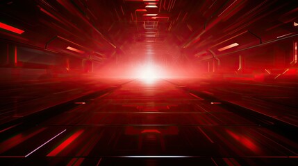 sci red technology background