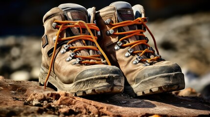 boots mountain climbing climbing equipment