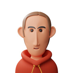 Guy avatar 3d illustration
