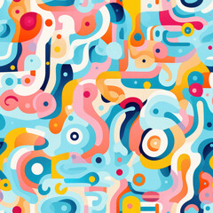 Fototapeta na wymiar PatternNetz.29, fun, abstract, colorful