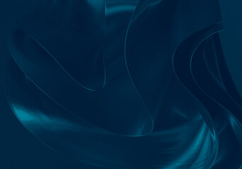 Dark Lagoon Blue Abstract Creative Background Design