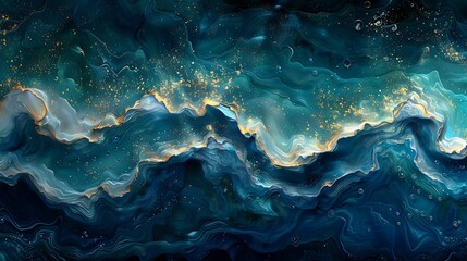 Sea Shimmer: Ocean-Themed Credit Card Texture