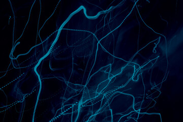 Dark Lagoon Blue Abstract Creative Background Design