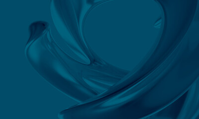 Dark Lagoon Blue Abstract Creative Background Design