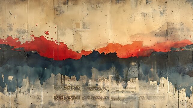 Aged Elegance: Watercolor Constitution