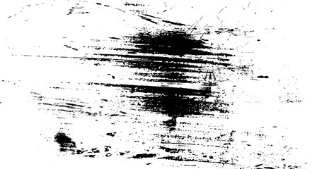 Grunge Black and White Distress Texture .Wall Background .Vector Illustration