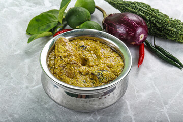 Indian cuisine - pork masala sauce