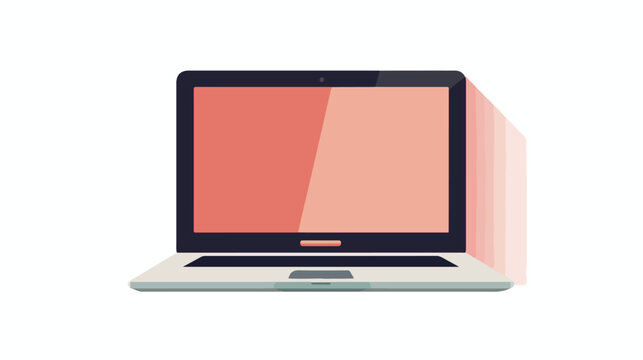 Laptop icon stock vector illustration flat vector isolated