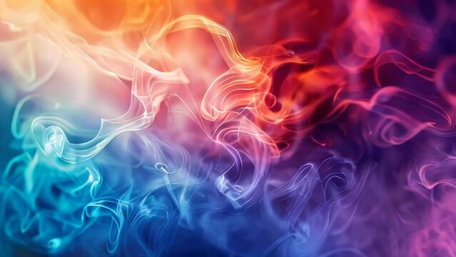 Abstract smoke background. Colorful abstract background of the smoke from the aromatic sticks