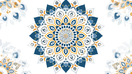 Mandala Ornament. Vector Illustration. For Wedding Bri