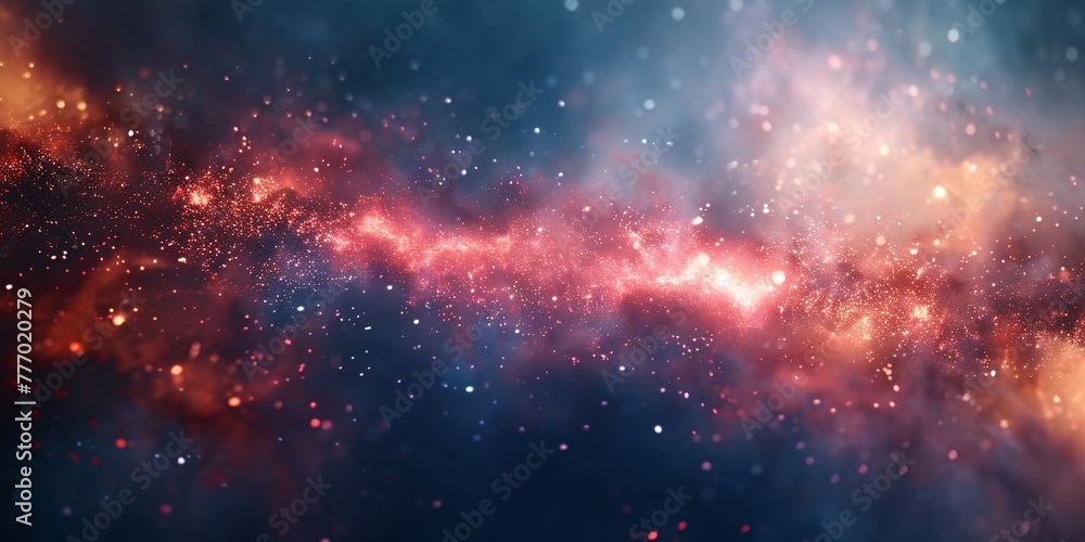 Poster cosmic nebula a journey through the stars generative ai