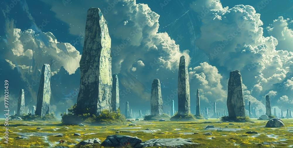 Poster the silent a journey through the nebula of the silent planet generative ai