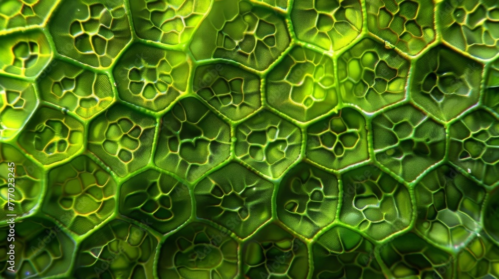 Poster a striking feature of this microscopic image is the detailed view of the varied shapes and sizes of 