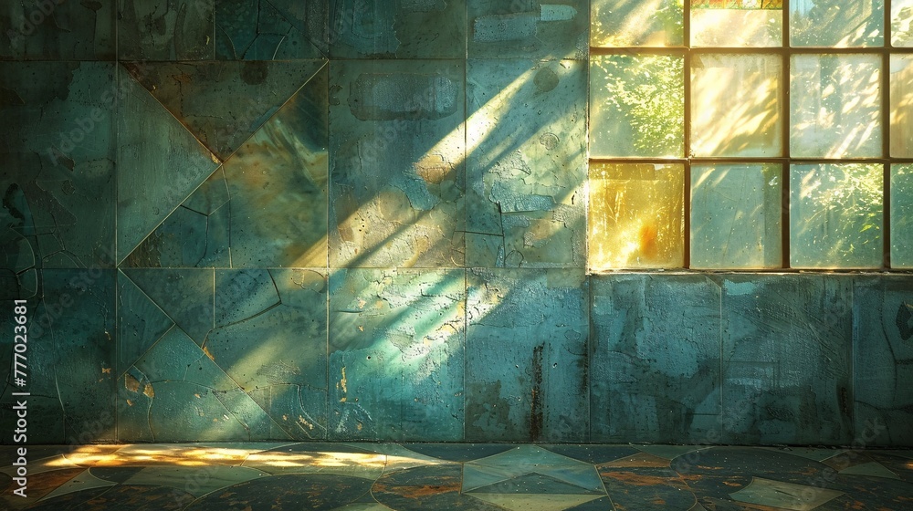 Poster reflections of light a study of architectural design and the interplay of light and shadow generativ