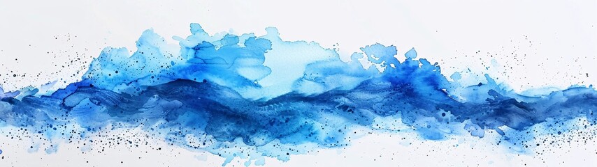 Oceanic Dreamscape A Watercolor Journey Through the Depths of the Sea Generative AI