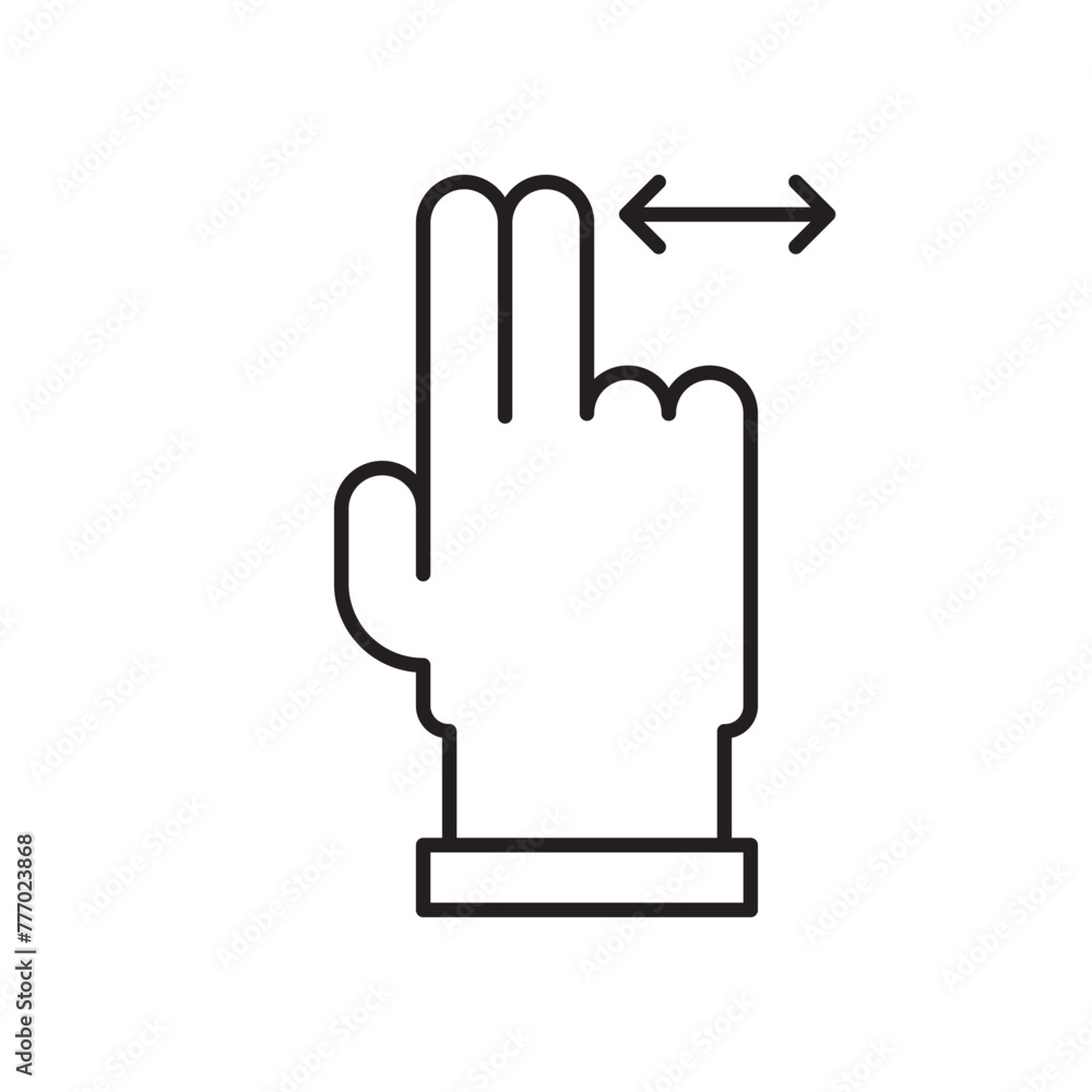 Canvas Prints gesture icon