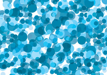 Blue vector wallpaper. Blue shades lenses. Festive hand drawn illustration backdrop III.	