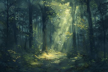 The Enchanted Path A Journey Through the Whispering Woods Generative AI