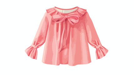 RAGLAN SLEEVES FRONT TIE UP BLOUSE FOR KID GIRLS AND T