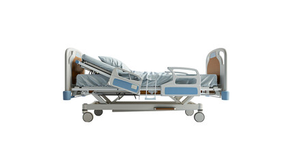 Side of a hospital patient bed